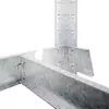 Металевий стелаж 240×120×40 см, 6 полиць, ДСП, оцинкований, Бюджет, Кількість полиць: 6, Колір: оцинкований, Матеріал полиць: ДСП, Висота: 240, Ширина: 120, Глибина: 40фото, зображення 7