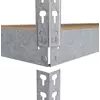 Металевий стелаж 312×160×40 см, 5 полиць, ДСП, оцинкований, Титан, Кількість полиць: 5, Колір: оцинкований, Висота: 312, Ширина: 160, Глибина: 40фото, зображення 7