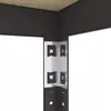 Металевий стелаж 180×120×30 см, 5 полиць, ДСП, чорний, Бюджет, Кількість полиць: 5, Колір: чорний матовий, Матеріал полиць: ДСП, Висота: 180, Ширина: 120, Глибина: 30фото, зображення 6