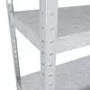Металевий стелаж 180×100×60 см, 5 полиць, сталь, оцинкований, Бюджет, Кількість полиць: 5, Колір: оцинкований, Матеріал полиць: метал, Висота: 180, Ширина: 100, Глибина: 60фото, зображення 6