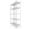 Металевий стелаж 180×90×40 см, 5 полиць, білий, Кронос, Кількість полиць: 5, Колір: білий, Висота: 180, Ширина: 90, Глибина: 40фото, зображення 3