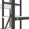 Стелаж Лофт Каскад 1090х700х300 Меткас, 35 кг/полицю, 5 полиць, ЛДСП, антрацит-білий снігфото, зображення 4
