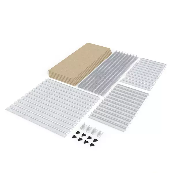 Металевий стелаж 240×120×40 см, 6 полиць, ДСП, оцинкований, Бюджет, Кількість полиць: 6, Колір: оцинкований, Матеріал полиць: ДСП, Висота: 240, Ширина: 120, Глибина: 40фото, зображення 10