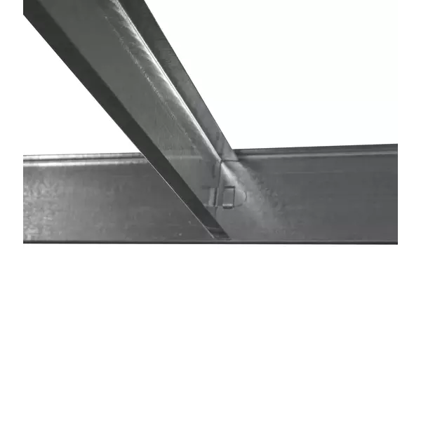 Металевий стелаж 240×100×40 см, 5 полиць, ДСП, оцинкований, Стандарт, Кількість полиць: 5, Колір: оцинкований, Висота: 240, Ширина: 100, Глибина: 40фото, зображення 9