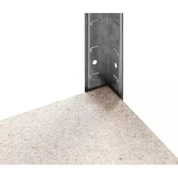 Металевий стелаж 240×100×50 см, 5 полиць, ДСП, оцинкований, Стандарт, Кількість полиць: 5, Колір: оцинкований, Висота: 240, Ширина: 100, Глибина: 50фото, зображення 4