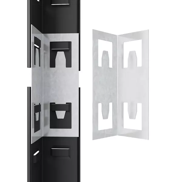 Металевий стелаж 240×120×50 см, 6 полиць, МДФ, чорний, Бюджет, Кількість полиць: 6, Колір: чорний матовий, Матеріал полиць: МДФ, Висота: 240, Ширина: 120, Глибина: 50фото, зображення 9