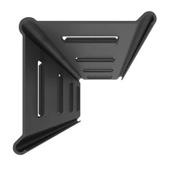 Металевий стелаж 180×120×30 см, 5 полиць, ДСП, чорний, Бюджет, Кількість полиць: 5, Колір: чорний матовий, Матеріал полиць: ДСП, Висота: 180, Ширина: 120, Глибина: 30фото, зображення 9