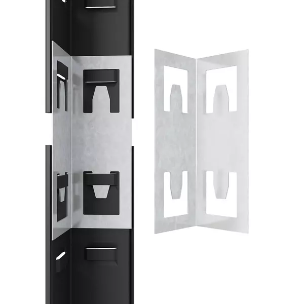 Металевий стелаж 180×110×30 см, 5 полиць, МДФ, чорний, Бюджет, Кількість полиць: 5, Колір: чорний матовий, Матеріал полиць: МДФ, Висота: 180, Ширина: 110, Глибина: 30фото, зображення 10