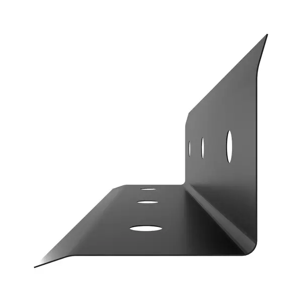 Металевий стелаж 170×75×30 см, 5 полиць, чорний, РЕК-4, Кількість полиць: 5, Колір: чорний глянець, Висота: 170, Ширина: 75, Глибина: 30фото, зображення 4