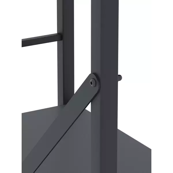 Металевий стелаж 170×80×35 антрацит-антрацит, 5 полиць ЛДСП, Лофтфото, зображення 4
