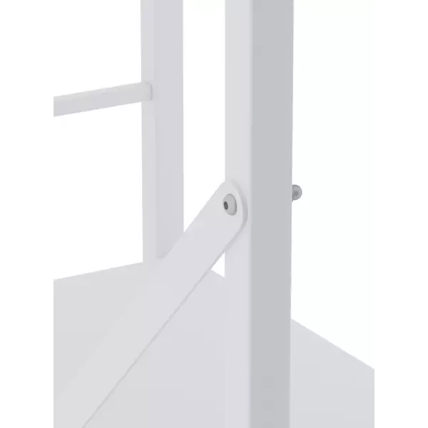 Металевий стелаж 180×60×24 білий-білий сніг, 6 полиць ЛДСП, Лофтфото, зображення 4