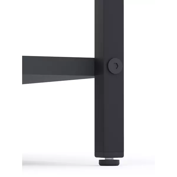 Металевий стелаж 90×80×40 антрацит-антрацит, 3 полиці ЛДСП, Лофтфото, зображення 6