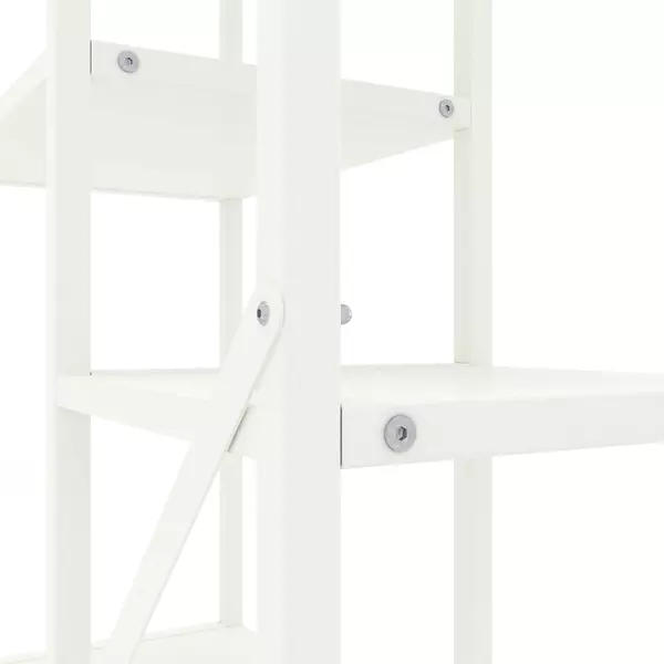 Стелаж Лофт Каскад 1780х700х300 Меткас, 35 кг/полицю, 7 полиць, ЛДСП, білий-білий снігфото, зображення 4