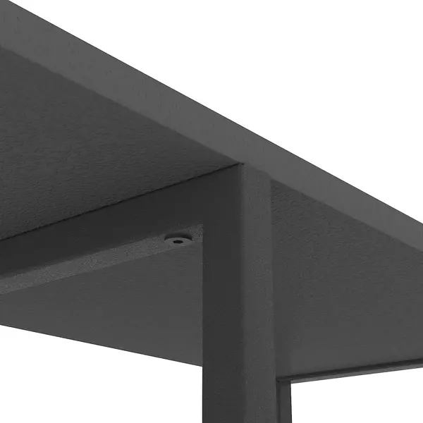 Стелаж Лофт Каскад 1780х700х300 Меткас, 35 кг/полицю, 7 полиць, ЛДСП, антрацит-антрацитфото, зображення 5