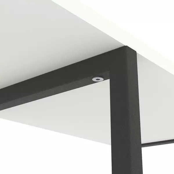 Стелаж Лофт Каскад 1780х700х300 Меткас, 35 кг/полицю, 7 полиць, ЛДСП, антрацит-білий снігфото, зображення 5