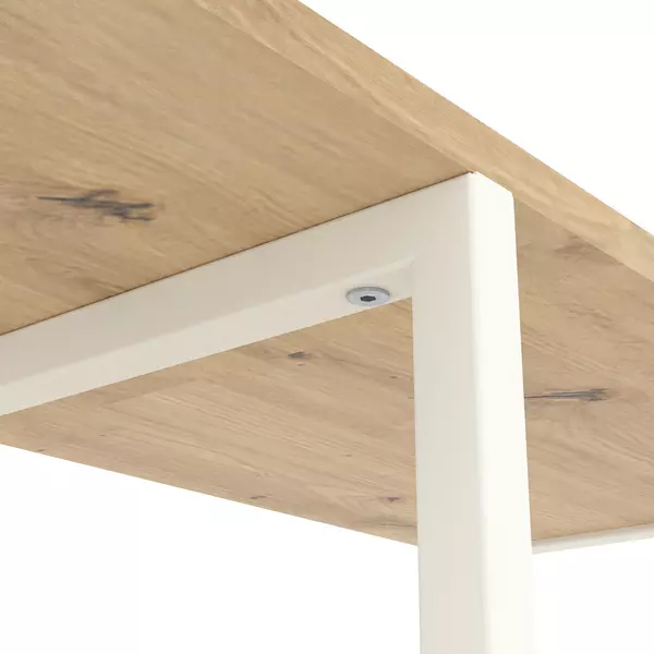 Стелаж Лофт Каскад 1780х700х300 Меткас, 35 кг/полицю, 7 полиць, ЛДСП, білий-дуб артизанфото, зображення 5