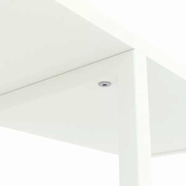 Стелаж Лофт Каскад 1090х700х300 Меткас, 35 кг/полицю, 5 полиць, ЛДСП, білий-білий снігфото, зображення 5